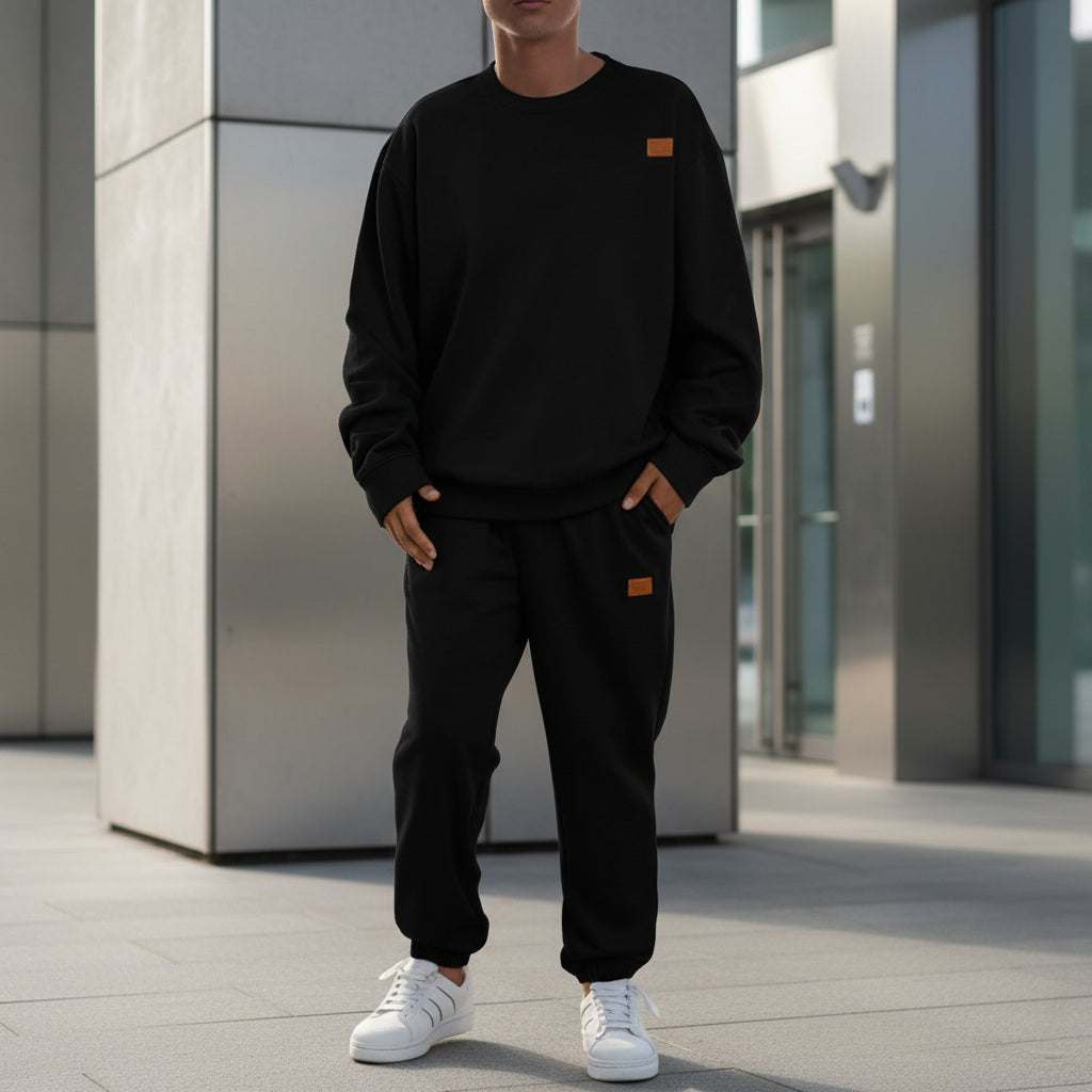 Mens Sweatshirt Casual Crew Neck Pullover Spring Fall