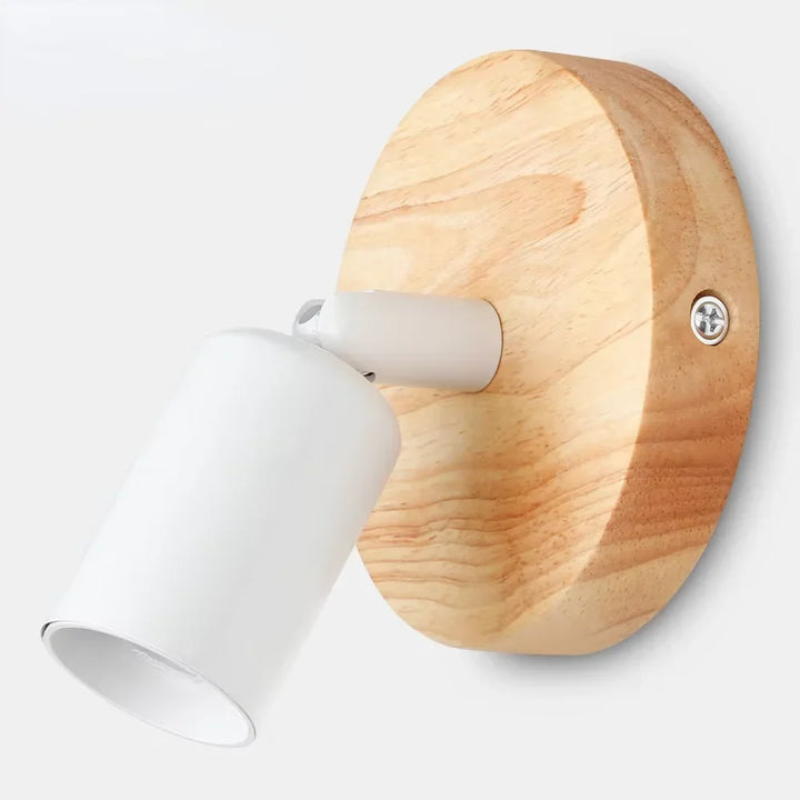 Vintage Retro Wall Lamp | Adjustable Wooden &amp; Metal Sconce