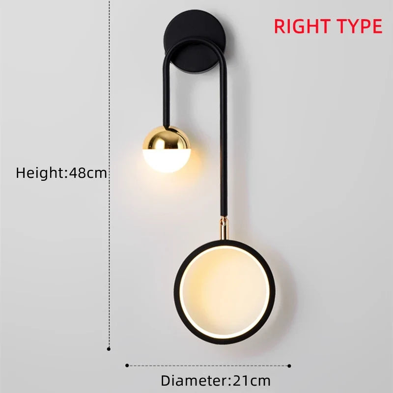Orbis Wall Light | Modern Nordic LED Design