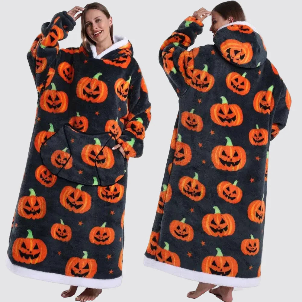 Blanket Hoodie Oversized Wearable Hooded Blanket Adult