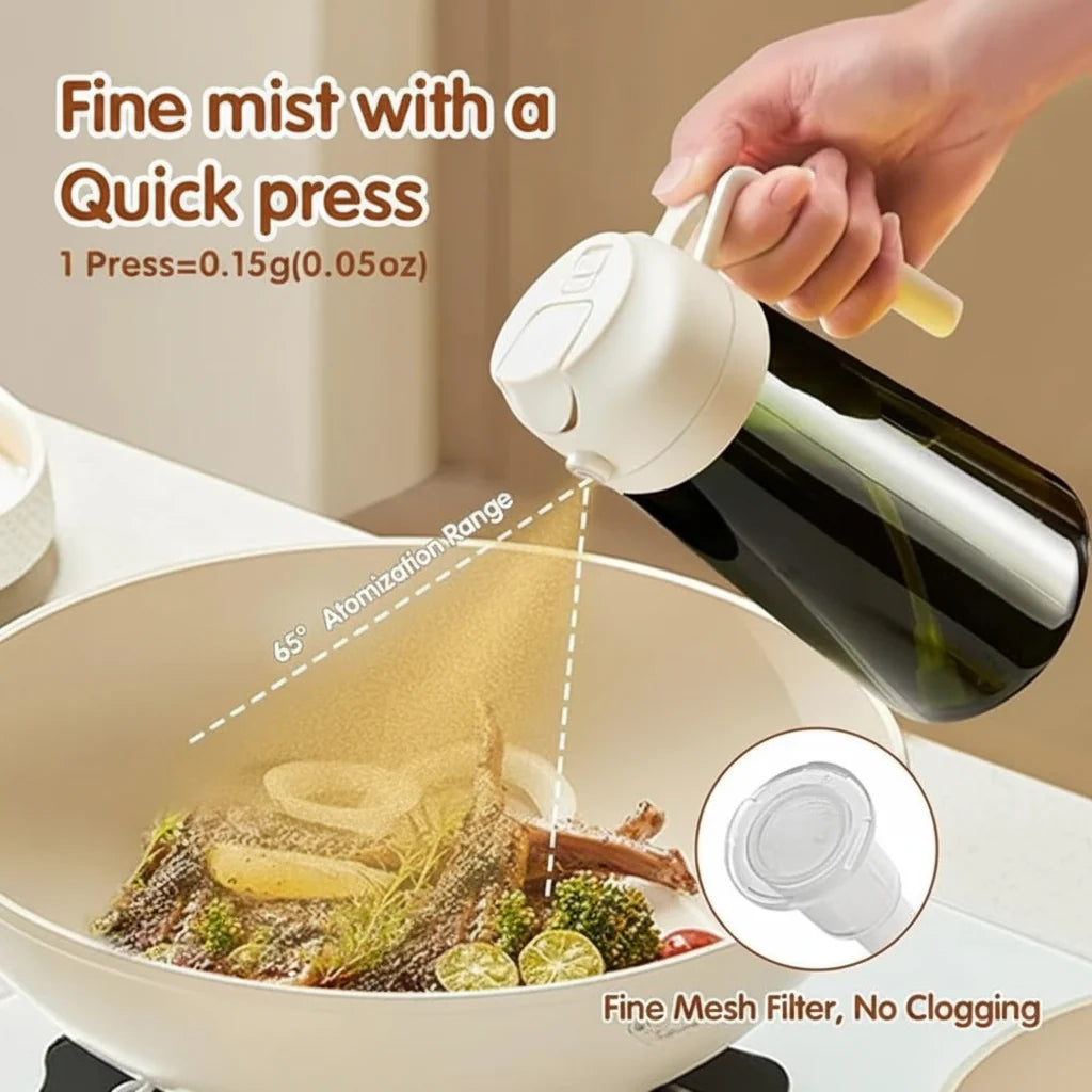 Oil Dispenser Bottle Glass Olive Oil Sprayer Cooking