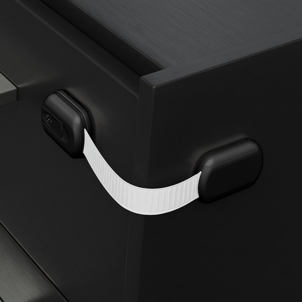 Cabinet Locks Child Safety Adhesive Strap Lock Drawer Door