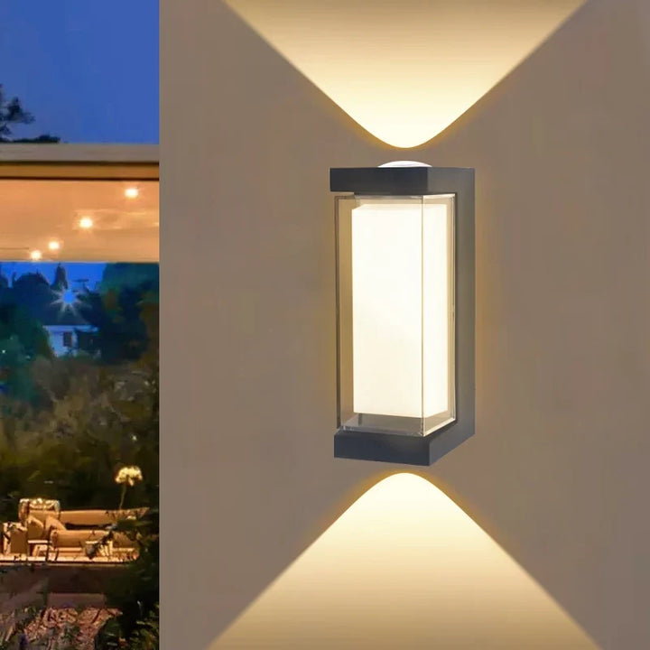 Modern LED Wall Light | Waterproof Up &amp; Down Outdoor Sconce