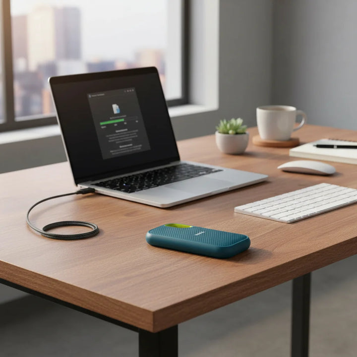 External Hard Drive Portable SSD Rugged USB Backup Storage