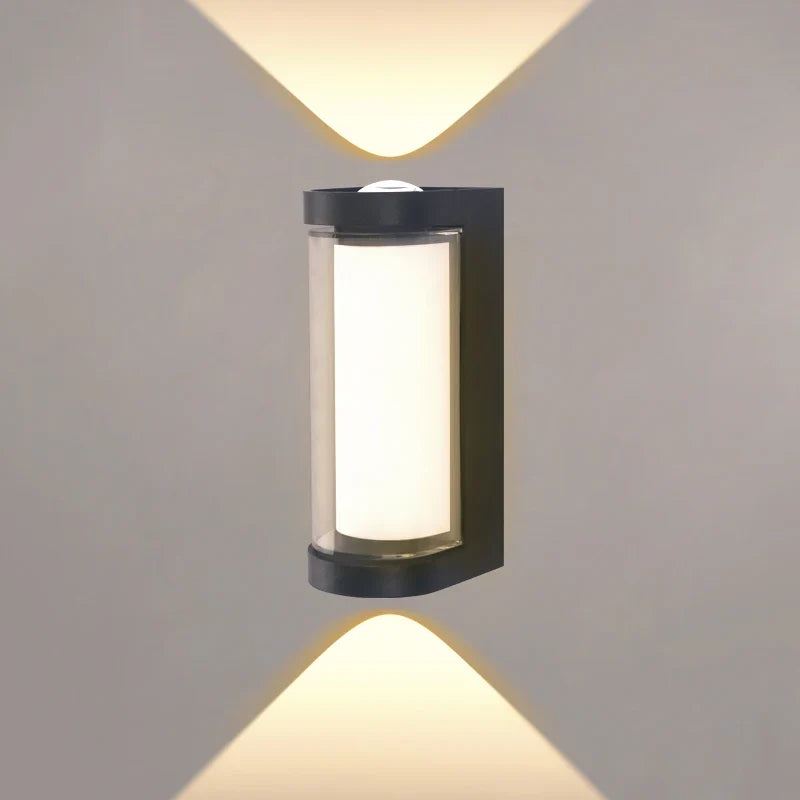 Modern LED Wall Light | Waterproof Up &amp; Down Outdoor Sconce