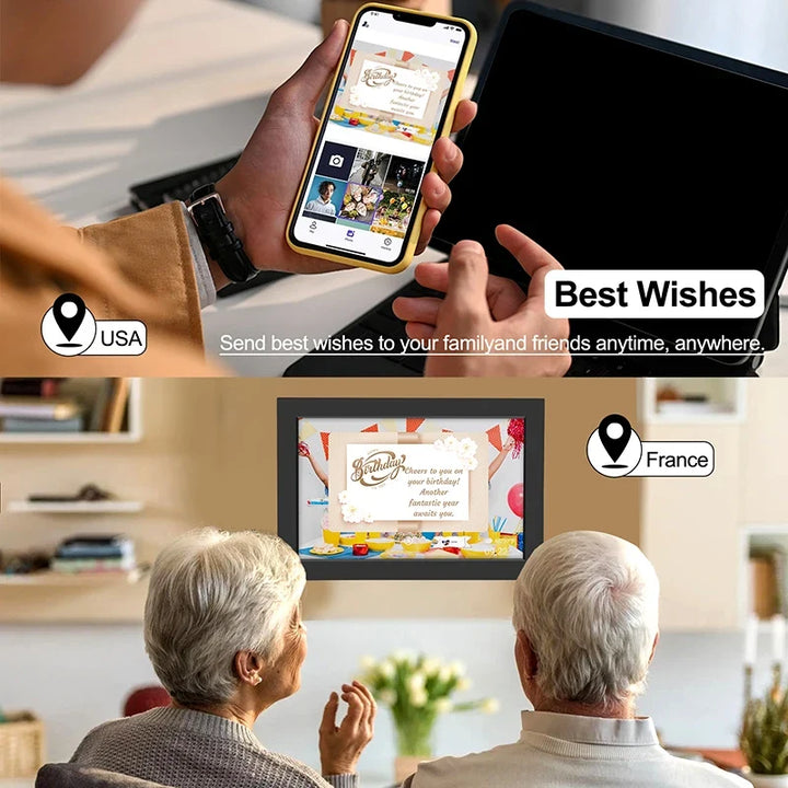 Memora | WiFi Digital Photo Frame | IPS HD Touch Screen, 32GB