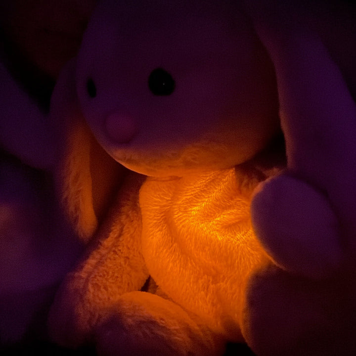 Breathing Stuffed Animal Relaxation Kids Adults Plush Bunny