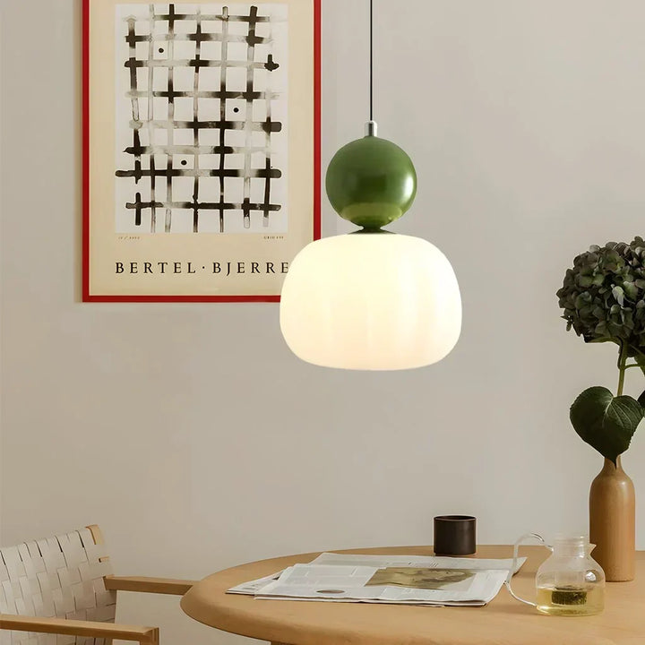 Nordic Pumpkin Pendant Light | Modern LED Ceiling Lamp
