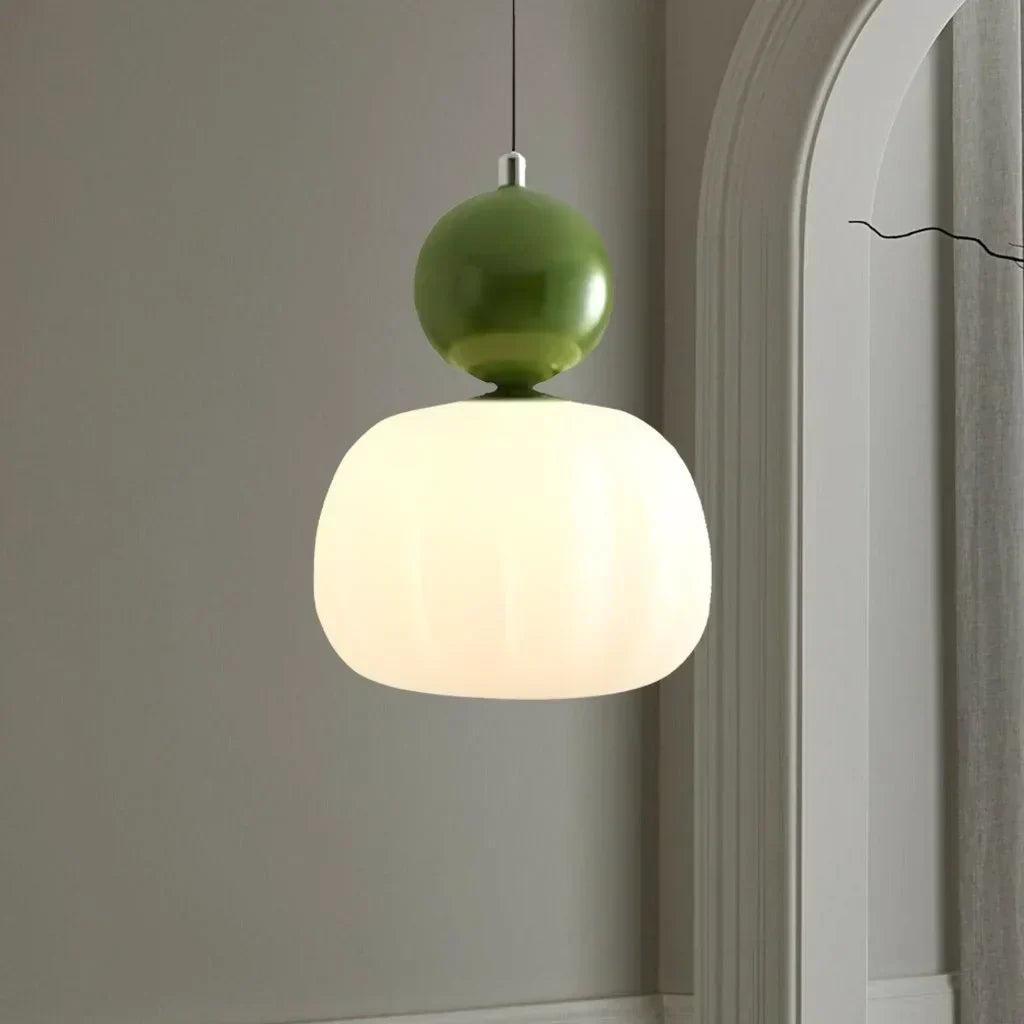 Nordic Pumpkin Pendant Light | Modern LED Ceiling Lamp