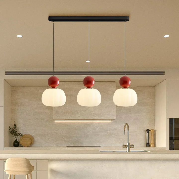 Nordic Pumpkin Pendant Light | Modern LED Ceiling Lamp