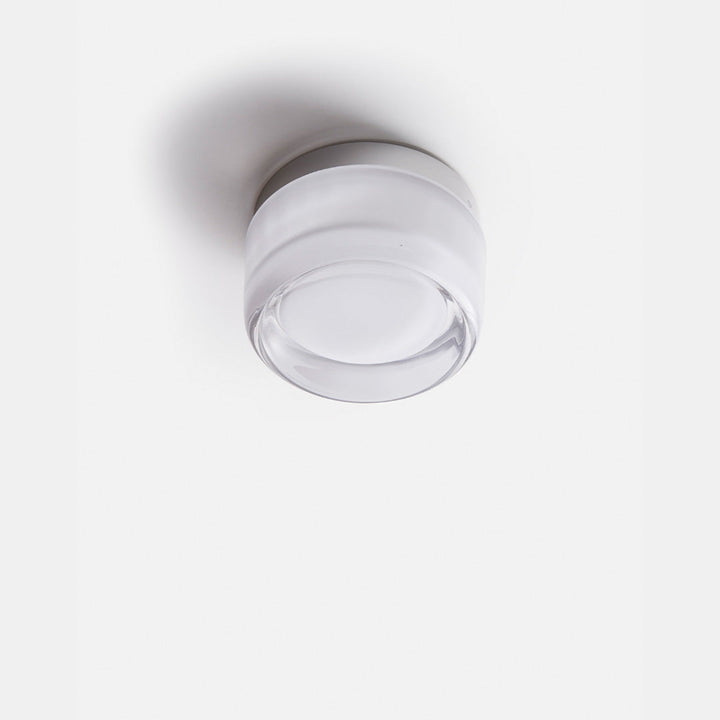 Applique Murale LED Dimple, Verre Texturé, Ø10–12cm