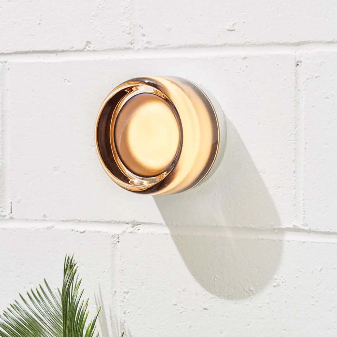 Applique Murale LED Dimple, Verre Texturé, Ø10–12cm