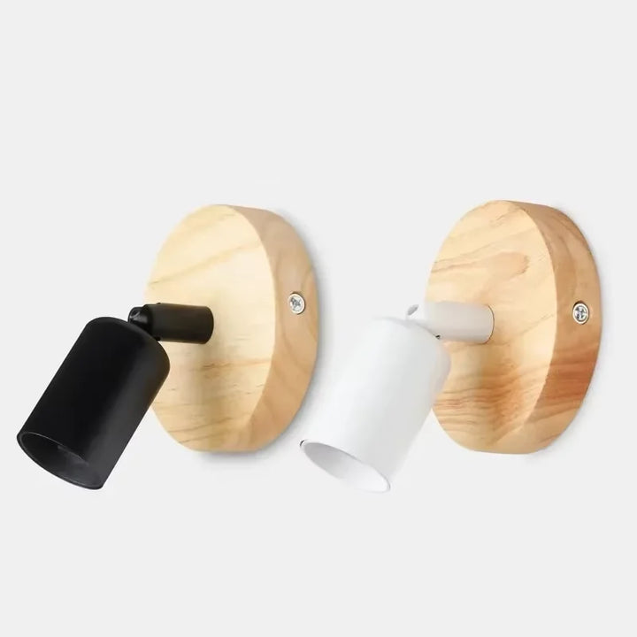 Vintage Retro Wall Lamp | Adjustable Wooden &amp; Metal Sconce