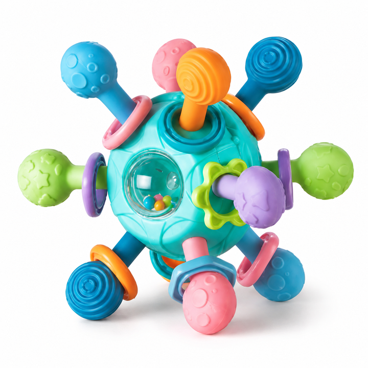 Sensory Ball Developmental Infant Toy Textured Rattle