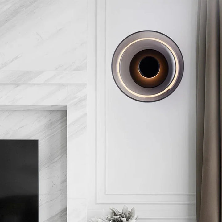 Nordic Glass LED Wall Sconce | Modern Round Decorative Wall Light