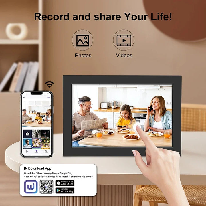 Memora | WiFi Digital Photo Frame | IPS HD Touch Screen, 32GB