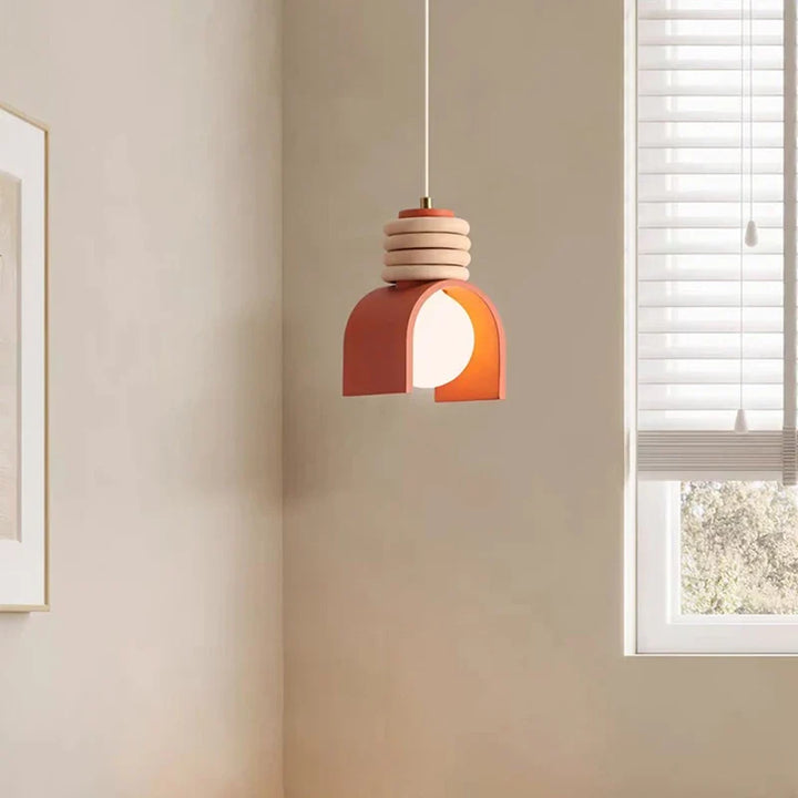 Wabi-Sabi Pendant Light | Japanese Minimalist Resin Design
