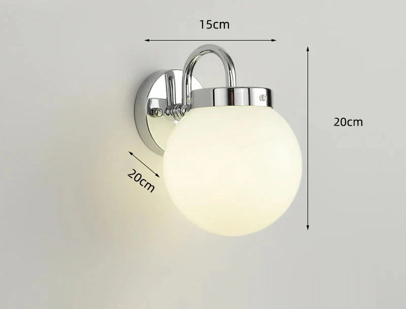 Quashion Wall Lamp | Chrome Modern Minimalist Design