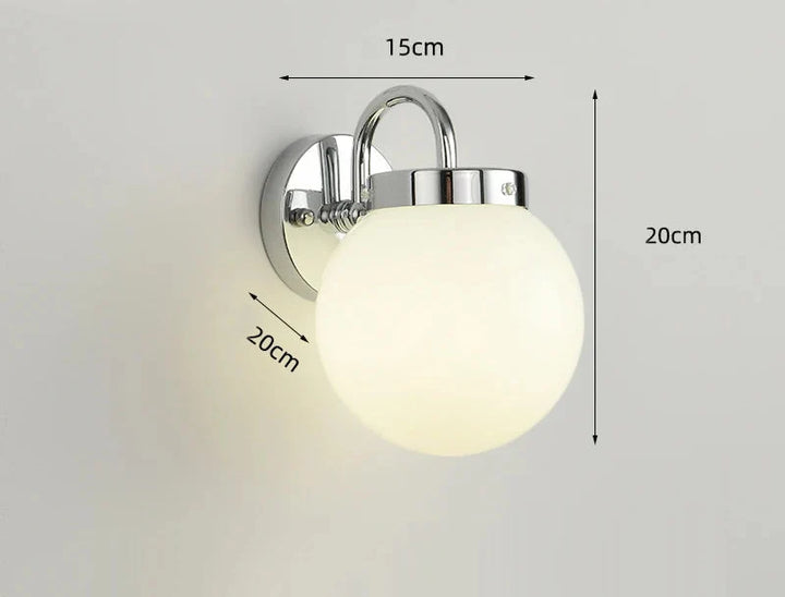 Quashion Wall Lamp | Chrome Modern Minimalist Design