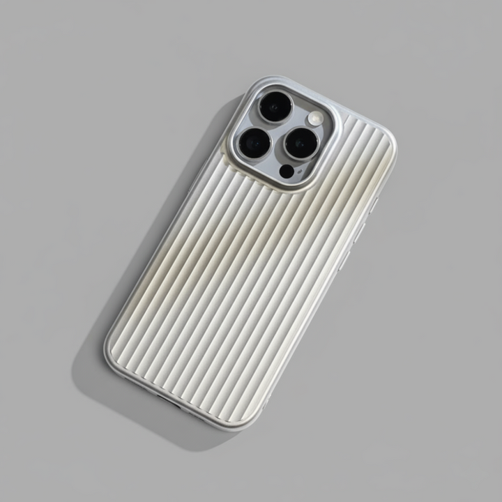 Phone Case Ribbed Hard Shell Protective Cover Design