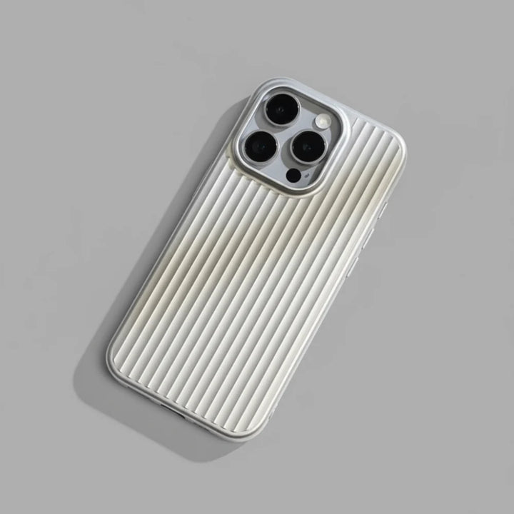 Phone Case Ribbed Hard Shell Protective Cover Design