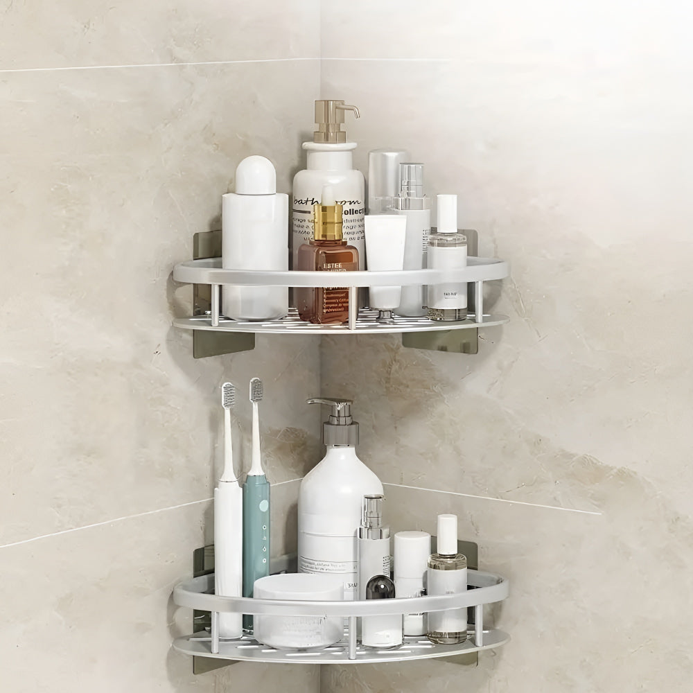 Shower Caddy Corner Shelf Rack Rustproof Wall Mount