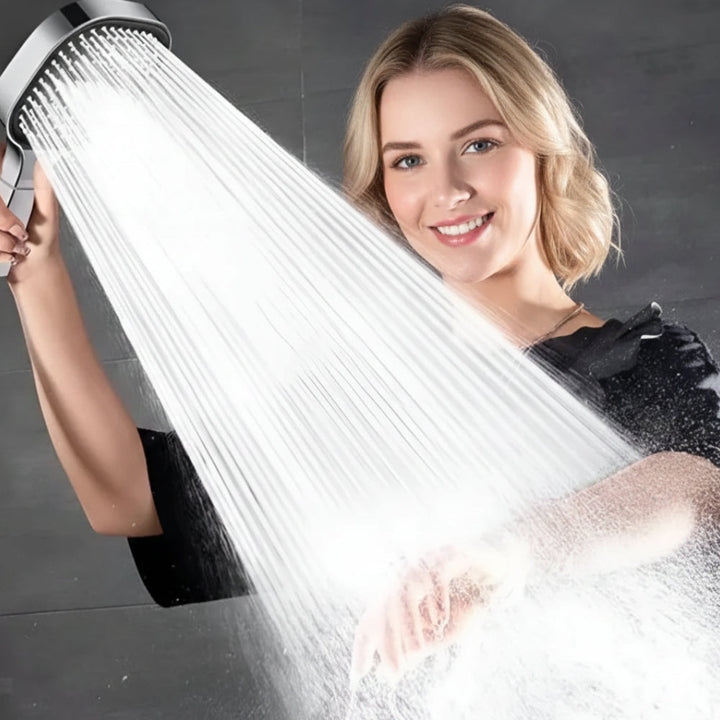 Shower Head High Pressure Filter Turbo Boost Adjustable Spray