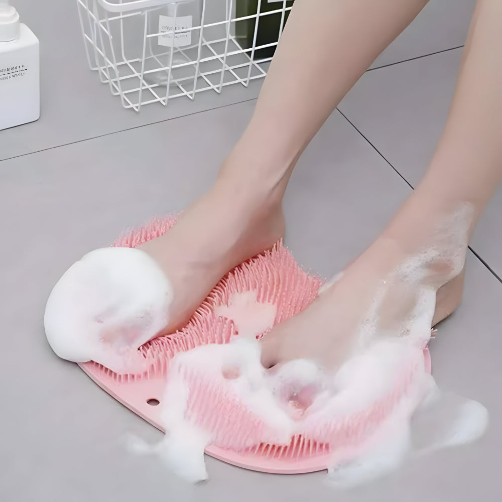 Shower Mat Scrubber Foot Body Exfoliating Non Slip