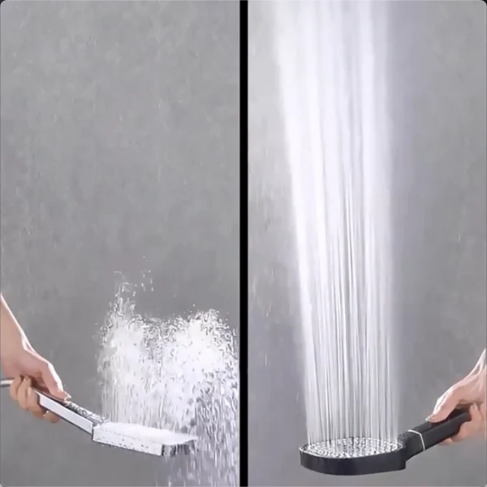 Shower Head High Pressure Filter Turbo Boost Adjustable Spray