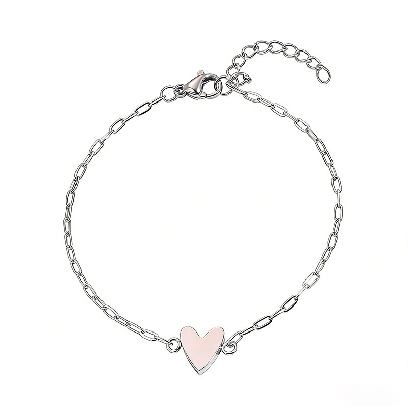 Bracelet Adjustable Heart Chain Matching Couple Jewellery