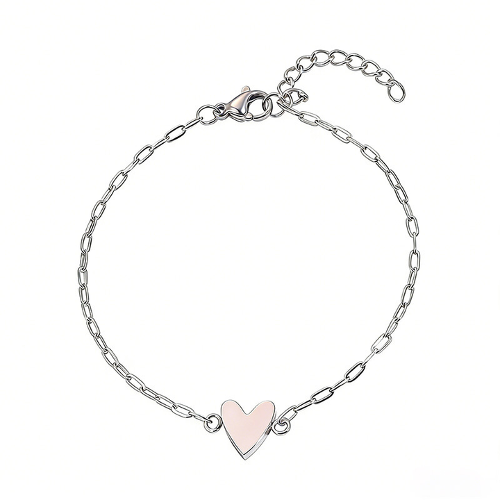 Bracelet Adjustable Heart Chain Matching Couple Jewellery