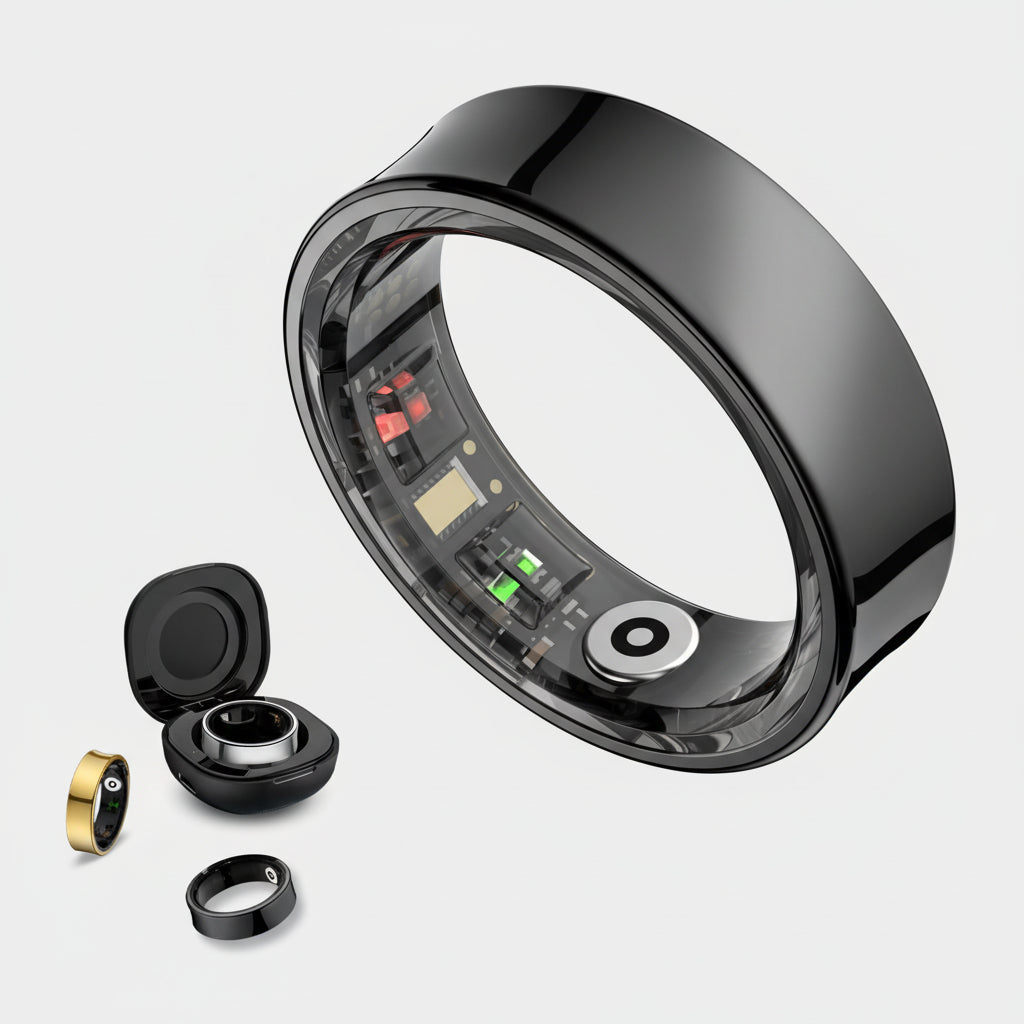 Smart Ring Fitness Tracker Health Monitor Waterproof Sleep Ring
