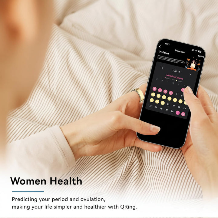 Smart Ring Fitness Tracker Health Monitor Waterproof Sleep Ring