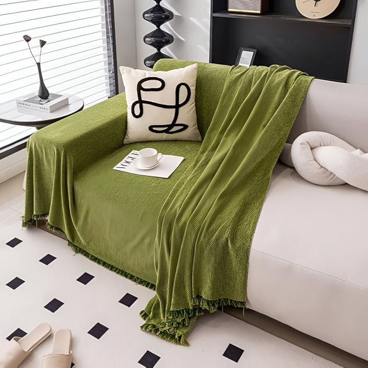 Sofa Cover Minimalist Textured Couch Furniture Protector