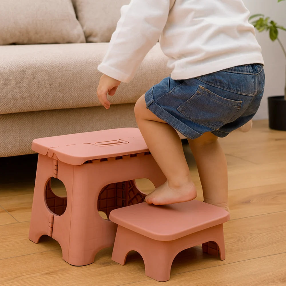 Step Stool Folding Plastic Portable Home Footstool