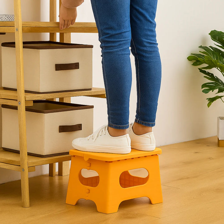 Step Stool Folding Plastic Portable Home Footstool