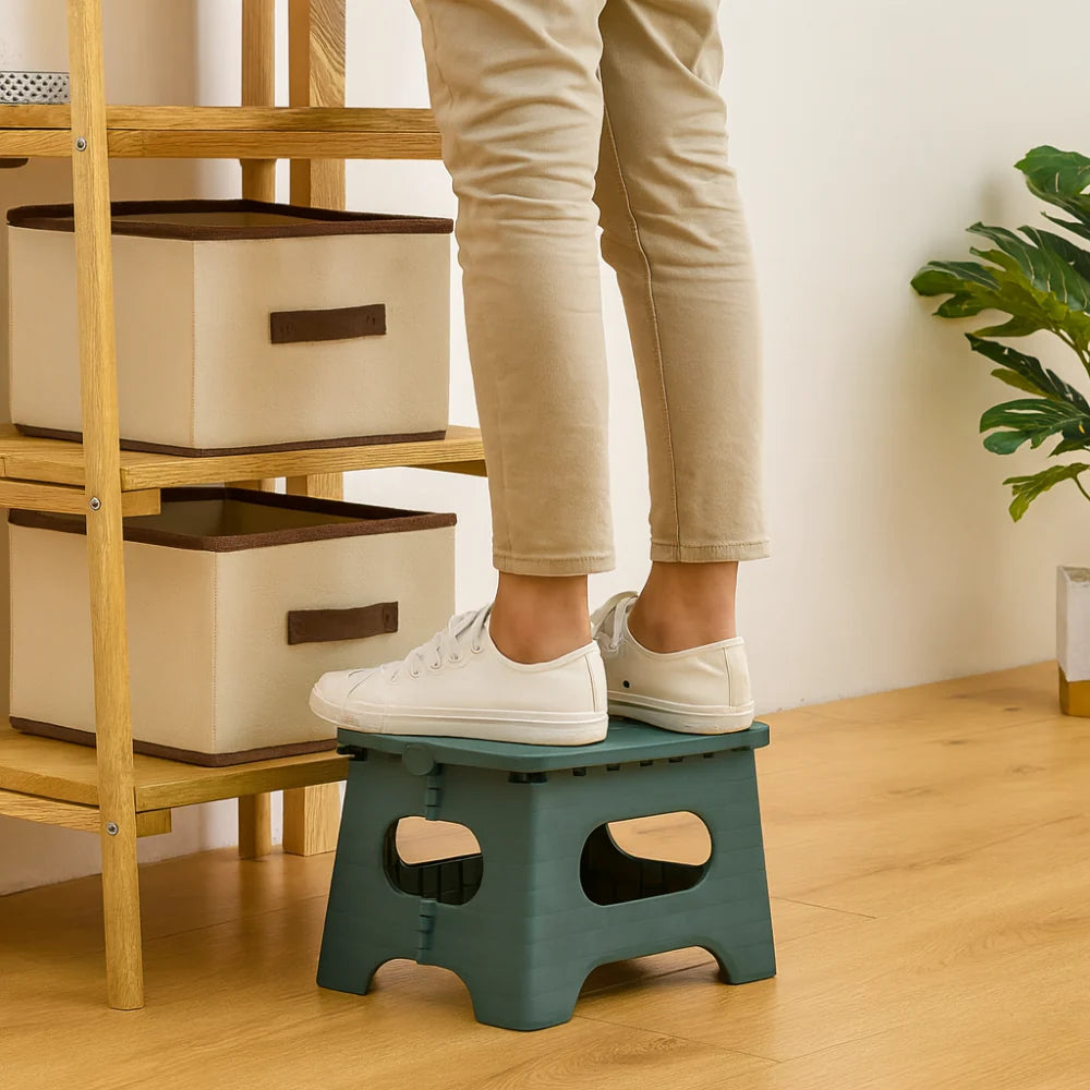 Step Stool Folding Plastic Portable Home Footstool