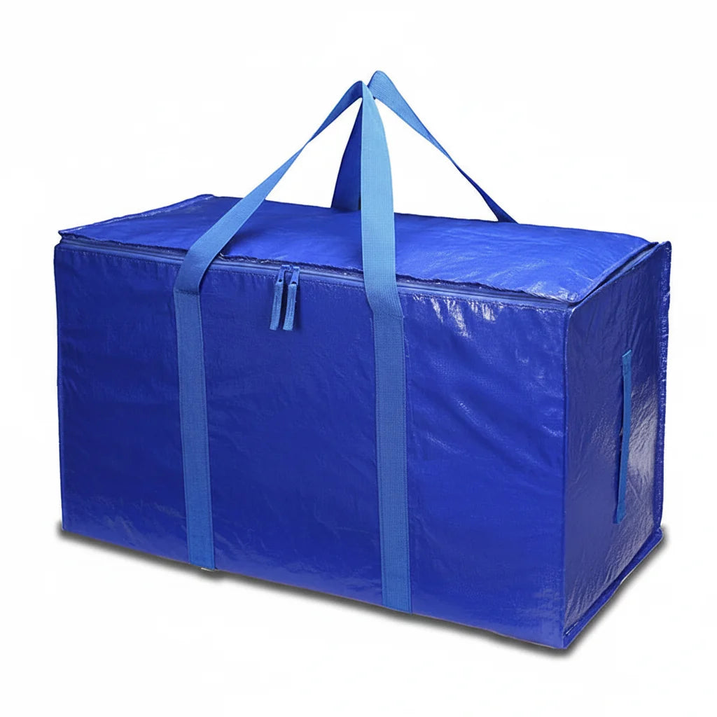 Storage Bags Heavy Duty Moving Tote Waterproof Zipper Organizer