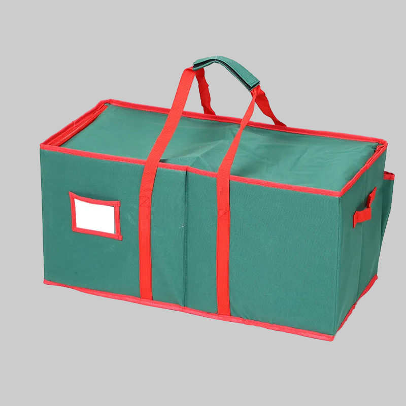 Storage Box Ornament Organizer 3 Trays 600D Oxford