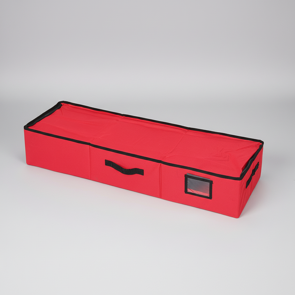 Storage Box Ornament Organizer 3 Trays 600D Oxford