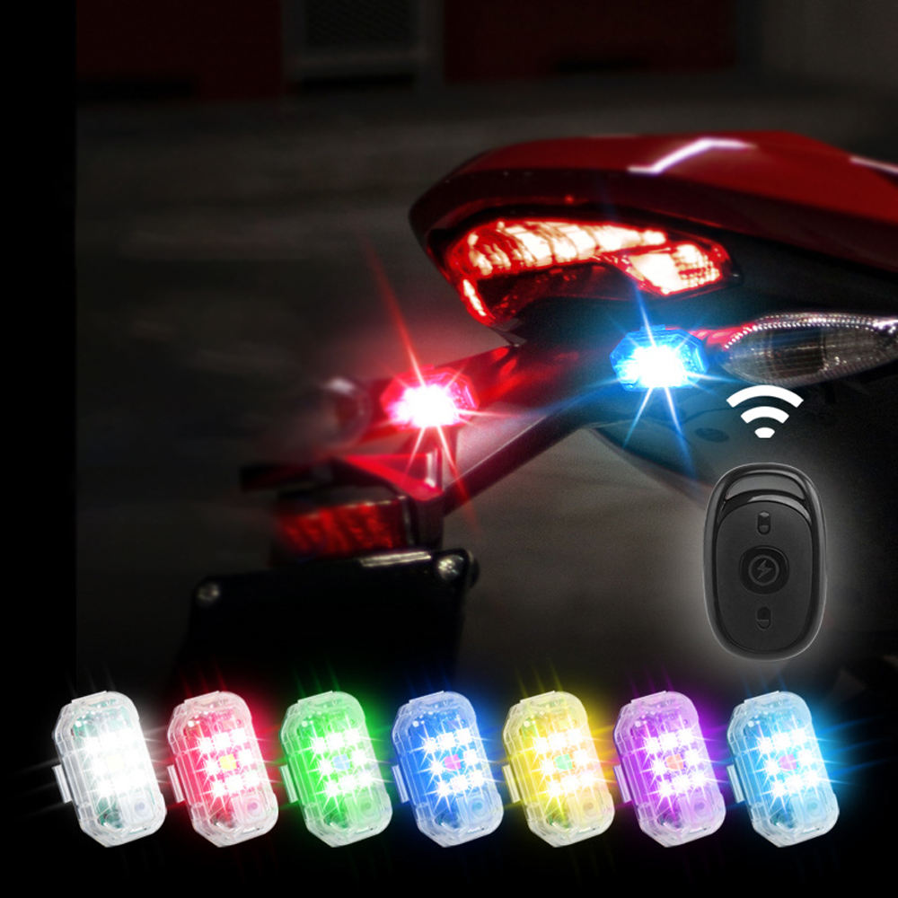 Strobe Lights LED Remote USB Vehicle Warning Flashers