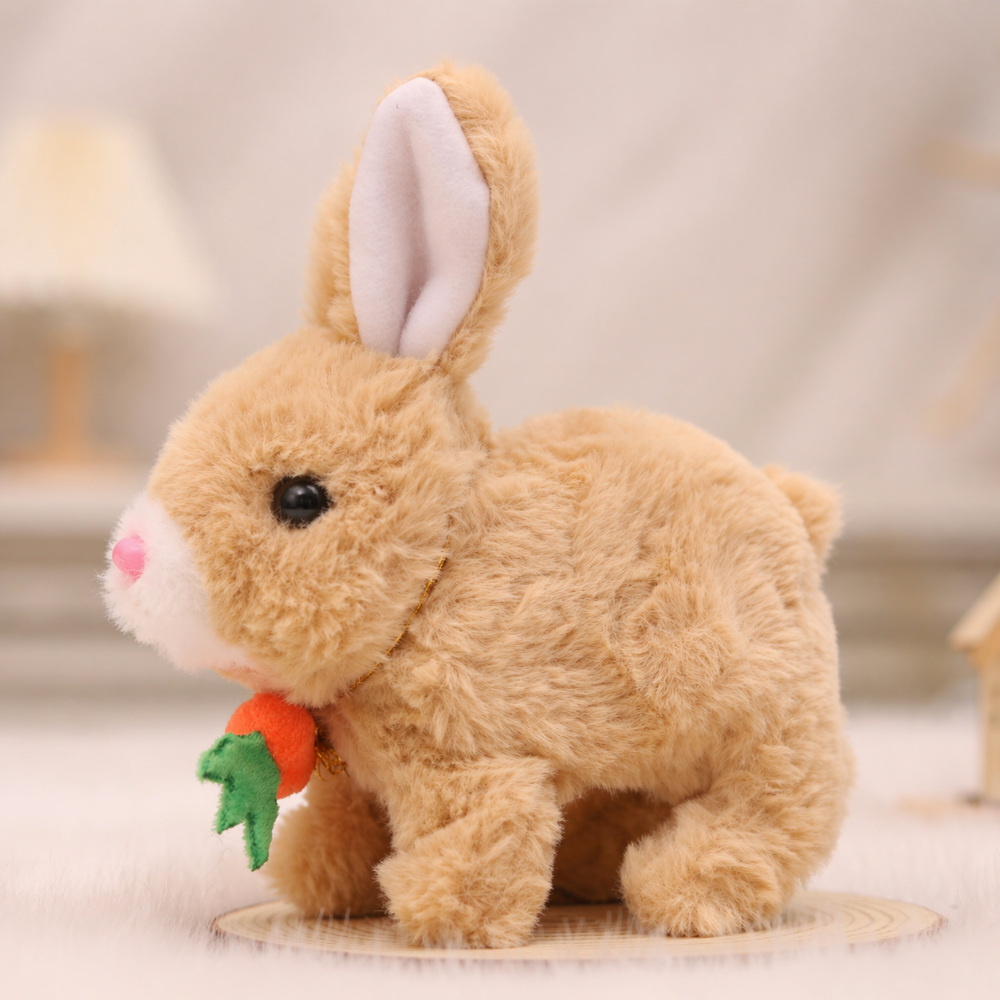 Stuffed Animal Bunny Toy Interactive Rabbit Toy Sound Moving