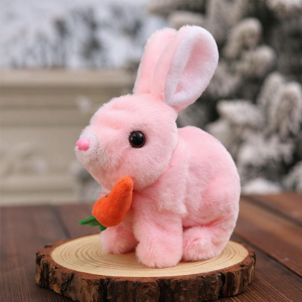 Stuffed Animal Bunny Toy Interactive Rabbit Toy Sound Moving