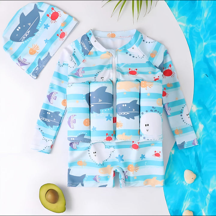 Swim Vest Kids Floating UV Protection Training Suit