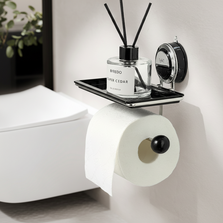 Toilet Paper Holder Self Adhesive Stainless Steel Wall Mount