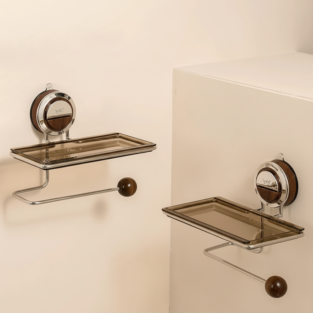 Toilet Paper Holder Self Adhesive Stainless Steel Wall Mount