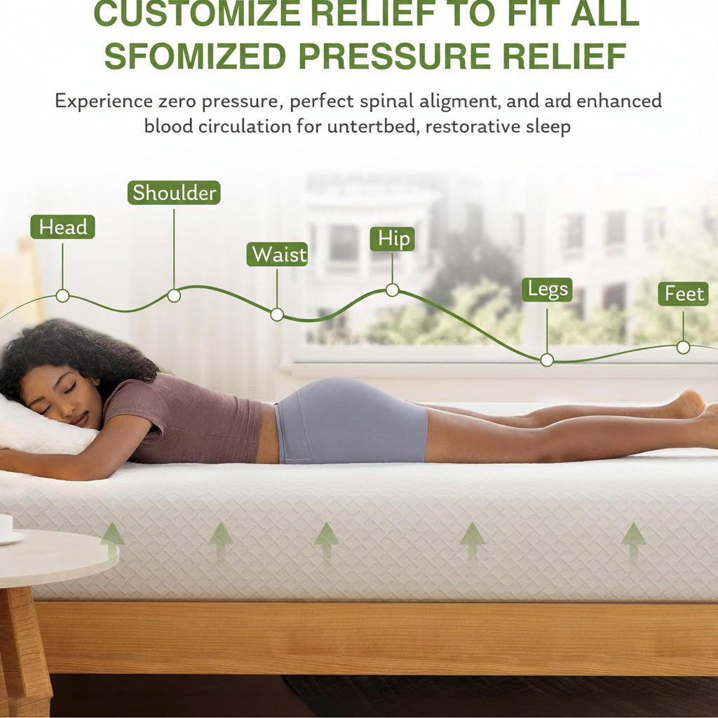 Memory Foam Mattress Twin Size Cooling Support Sleep Bed