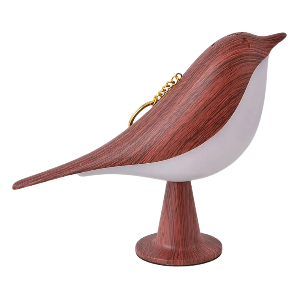 Table Lamp Bird Shape Wood Rechargeable Accent Light