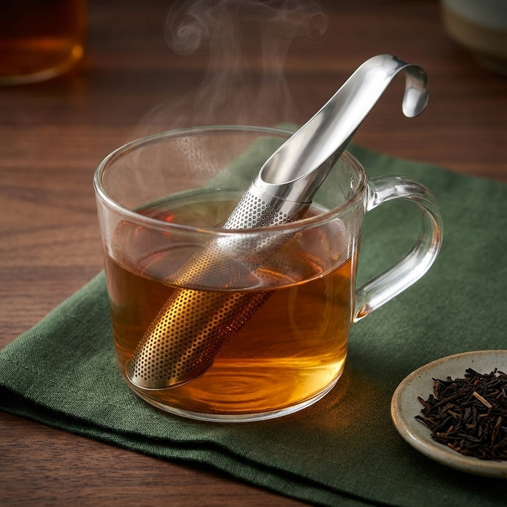 Compact Stainless Steel Tea Infuser Loose Leaf Tea Brewing