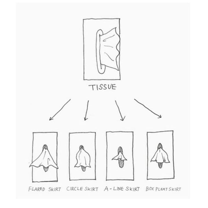 Home Decor Tissue Box Holder Figure Style Stand